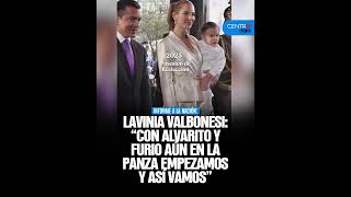 Lavinia Valbonesi: "Con Alvarito y Furio aún en la panza empezamos… y así vamos 💜"