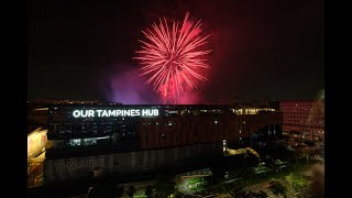 Our Tampines Hub Countdown to 2024 Fireworks (4K HDR)