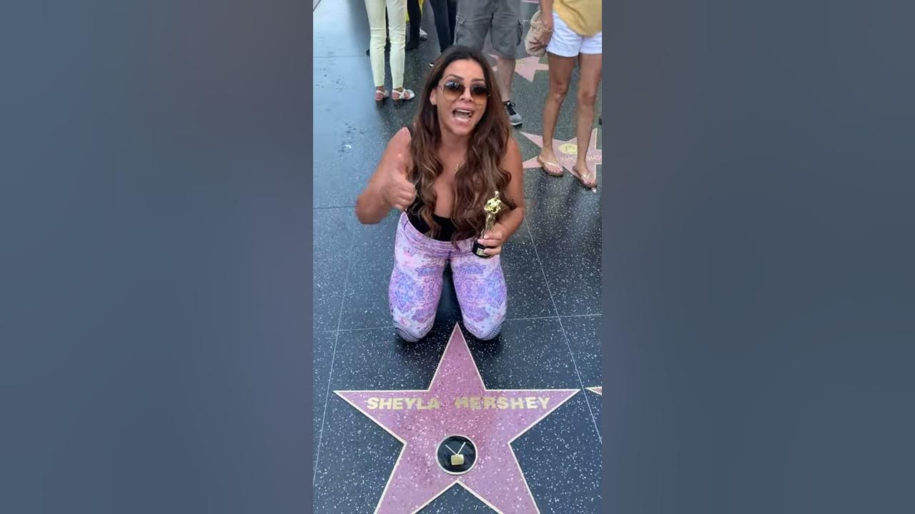 Sheyla Hershey walk of Fame🌟 - YouTube