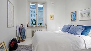 Скандинавский стиль  Лаконичная спальня