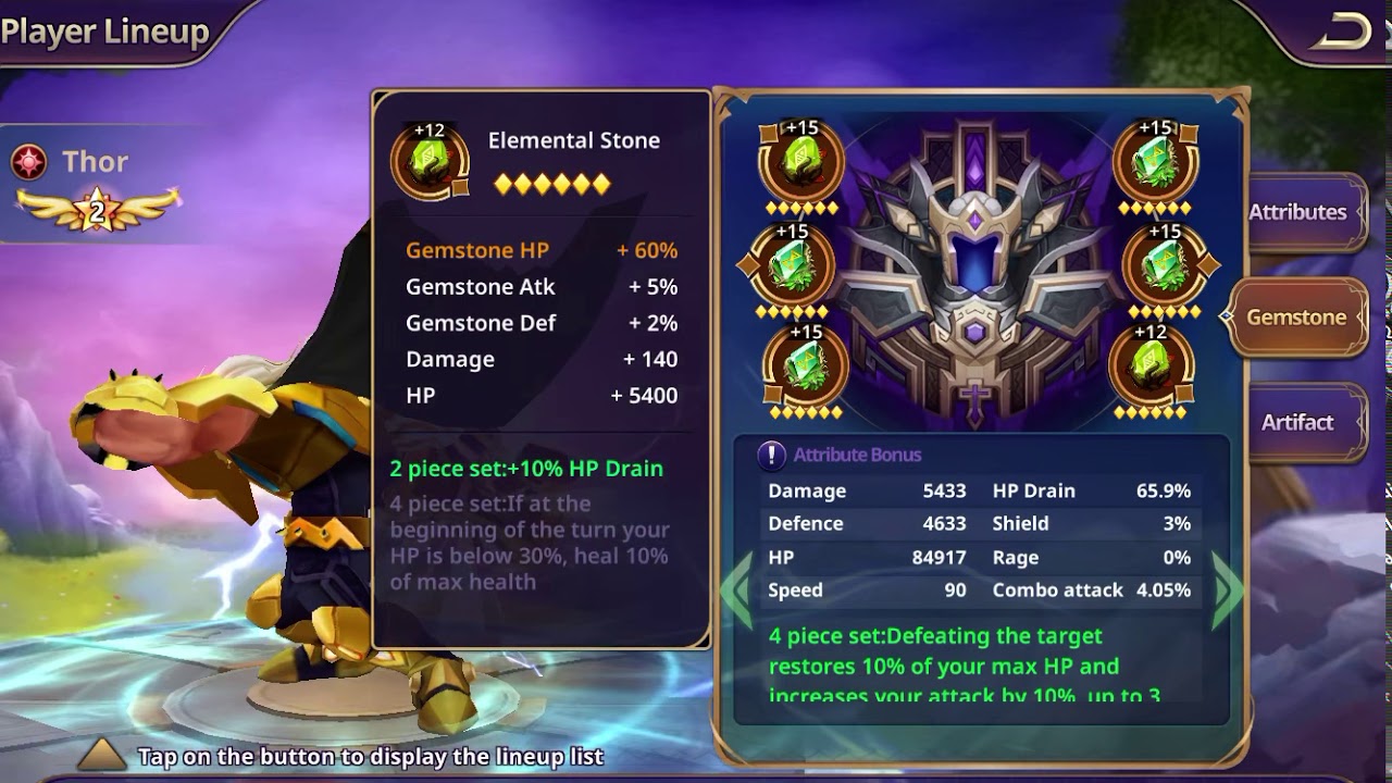 D-men The Defenders: Big Thor in action in mid game