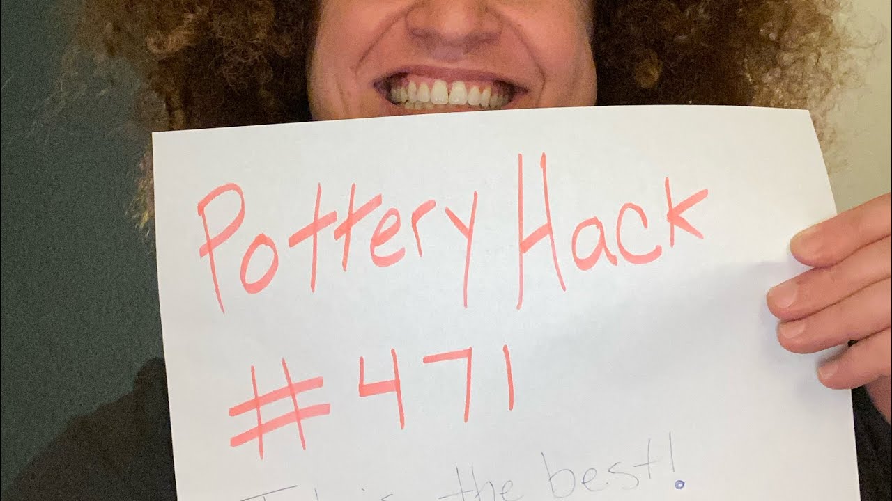 Pottery Hack 471. Creating a crisp clean glaze line at