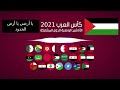 روعة الأناشيد الوطنية للدول المشاركة في كأس العرب 2021 بالكلمات Fifa Arab Cup Qatar 2021 