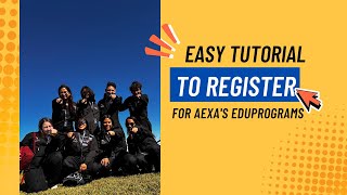 Tutorial para registrarte a los programas de AEXA