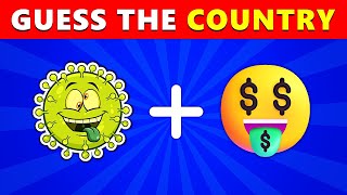 Guess the COUNTRY by Emoji 🌍 Geography Quiz Challenge!