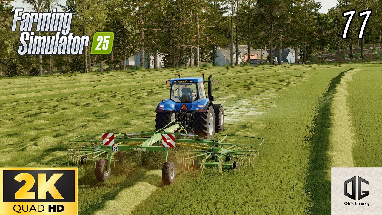 Grass ensilage & Second silo bunker in use! l Timelapse FS25 Kinlaig 