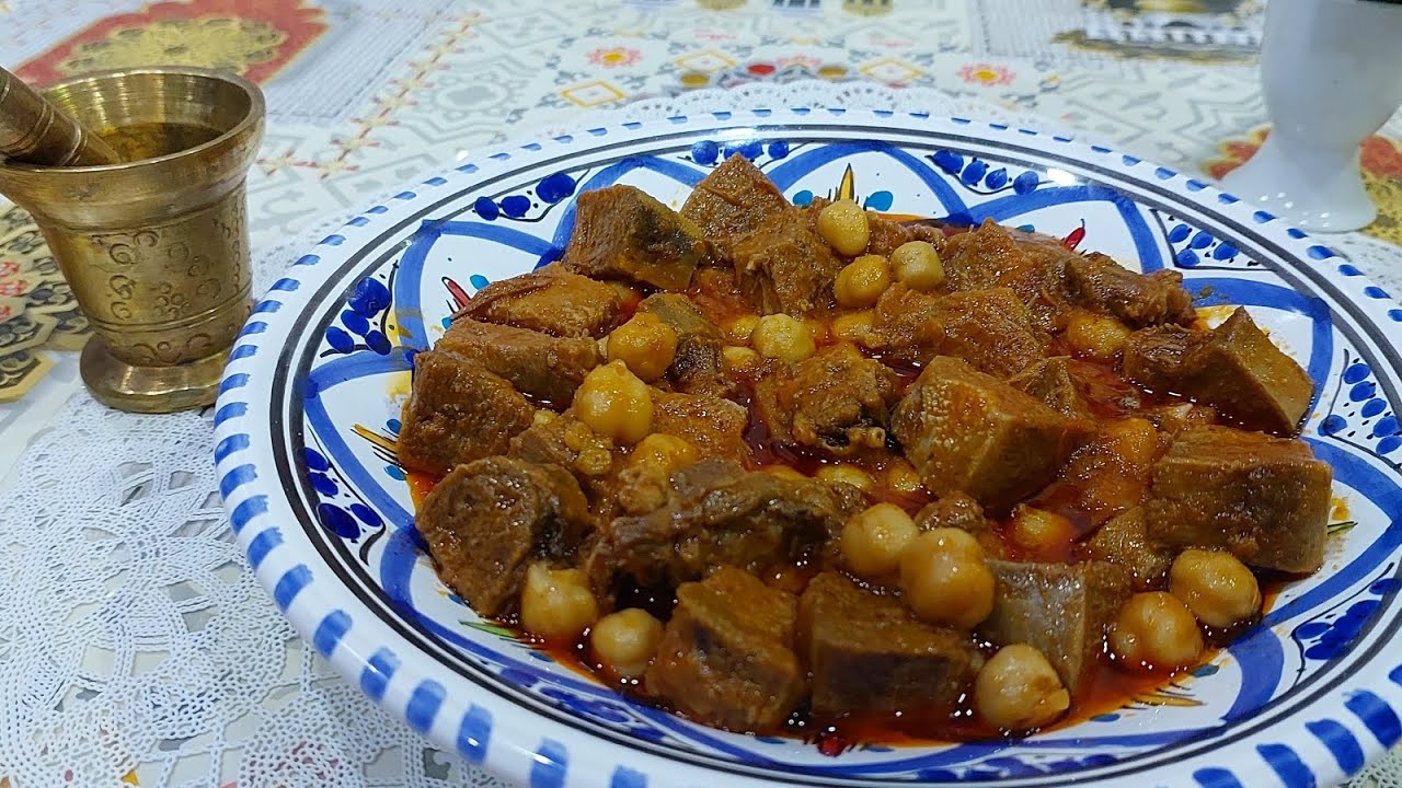 شطيطحة لسان على الطريقة التقليدية الجزائرية..Chtitha Lsane ou langue de veau traditionnelle
