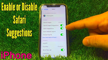How to Enable or Disable Safari Suggestions on iPhone X