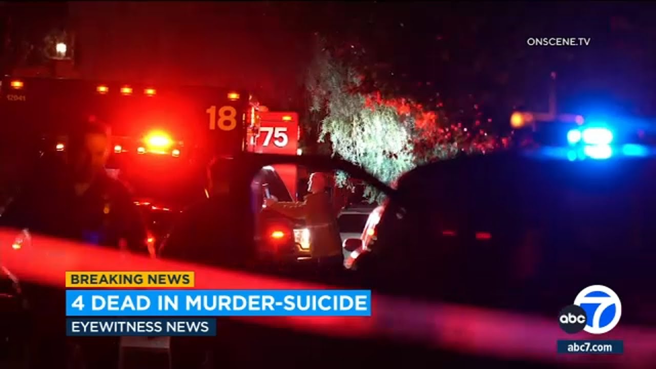 Witness hid in room and called police during Granada Hills murder-suicide that killed 4, LAPD says