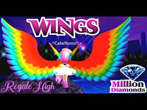 BUYING ALL THE WINGS | 💎 ONE MILLION DIAMONDS GLITCH in 👑 ROYALE HIGH SCHOOL ROBLOX