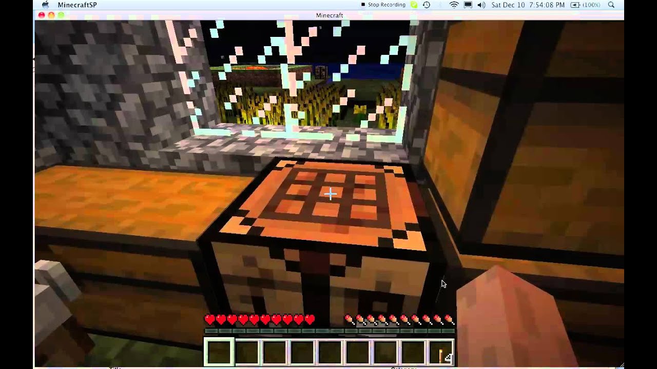 Mincraft How to make redstone and regular torches - YouTube