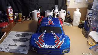 Tamiya TXT-2 Agrios: Stuck on Sticker!!! @UncleBobsRC
