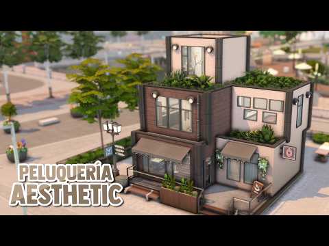 PELUQUERÍA AESTHETIC con "Ocio y Negocio"💼✨ // Speed Build NO CC // Jaglez #EAPartner