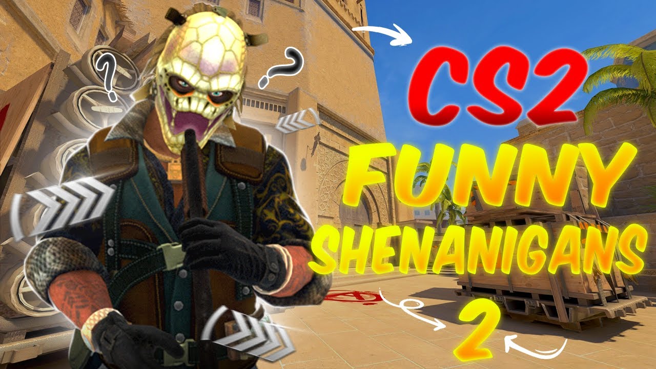 CS2 FUNNY SHENANIGANS #2 - INSANE DEAGLE PLAYS AND PURE RACISM!