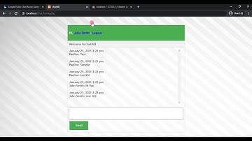 Simple Chat System using PHP/MySQLi with Source Code