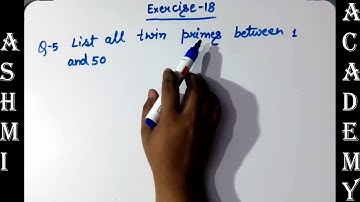 Factors and Multiples|| Class 5 Exercise - 18 || R S Aggarwal || ASHMI ACADEMY ||