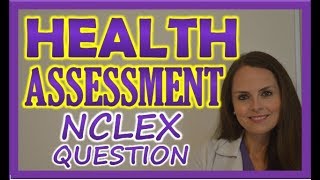 Health Assessment Nursing NCLEX Practice Question on Abdomen and Lymph Nodes