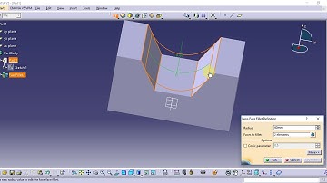 Catia Tutorial in Tamil 57 : Face-Face Fillet | Dress Up Features | Part
