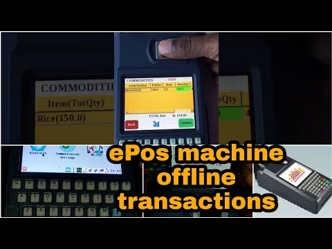 ePos machine ofline transactions Data upload