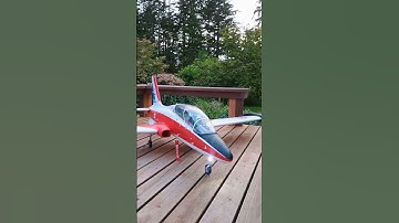 Unilight light controller set up in Hangar 9 MB339 with strobe, beacon, nav, and landing lights