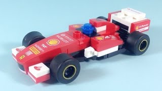 Let's build shell lego ferrari 138 car from set 40190. model: year of
production: 2013 engine type: v8 capacity (cc): 2398 power (bhp):
75...