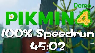 Pikmin 4 Demo - 100% Speedrun - 45:02 (All Treasures, Castaways, Onions) [former WR] @ice_cube