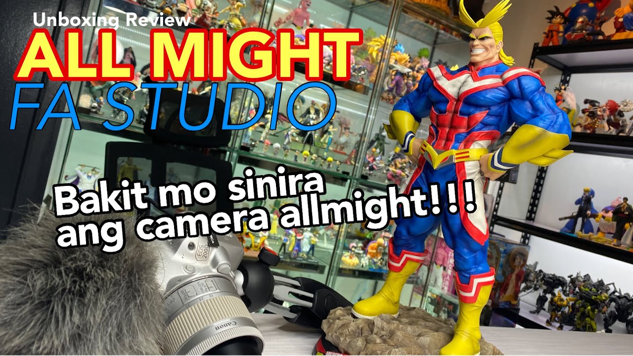 FA STUDIO ALL MIGHT BOKU NO HERO ACADEMIA RESIN STATUE - ANIME TOY UNBOXING REVIEW