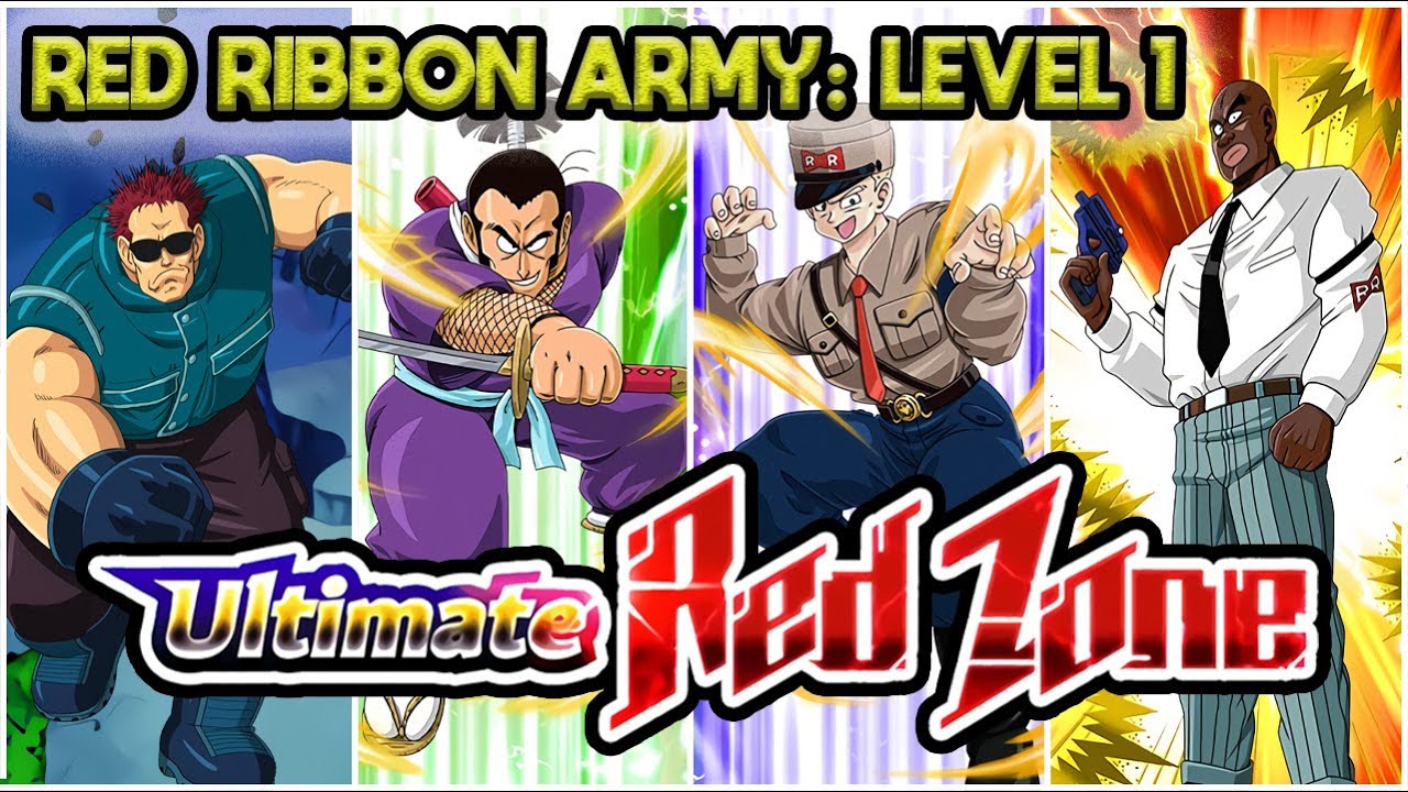 NEW RED ZONE RED RIBBON EDITION STAGE 1 VS RED RIBBON ARMY (NO ITEMS