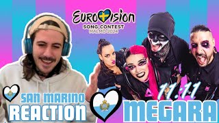 🇸🇲 Reaction Megara - 11:11 (SUBTITLED) | Reacting to San Marino Eurovision 2024