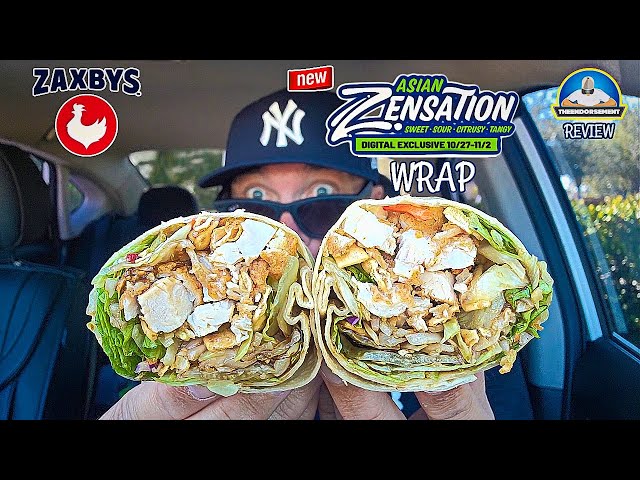 むね様　ディッシュ 19 10J 11J セダン リバーサイド OZ その4 Zaxby's® GIANT Asian Zensation Wrap Review! 🏮🐔🌯 | NEW Asian