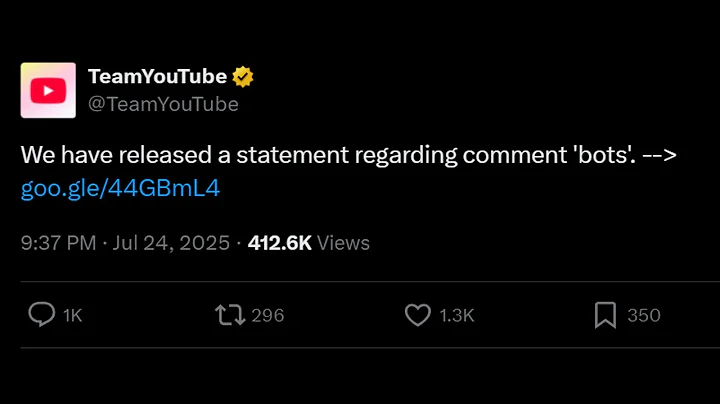 YouTube Responded to the Comment Bots...