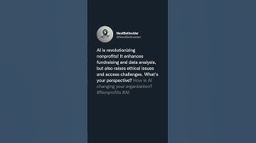 🤖✨ AI is revolutionizing nonprofits! It enhances fundraising and data analysis, but also raises e...