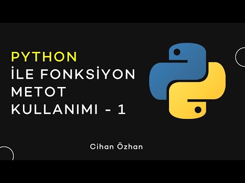 Python ile Fonksiyon/Metot Kullanımı kapak görseli