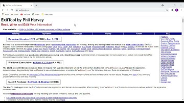 Digital forensic tools Exiftool