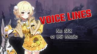Liter: Cute Sunflower - ALL Voice Lines (NO BACKGROUND MUSIC) Nikke Goddess of Victory [ENGLISH]