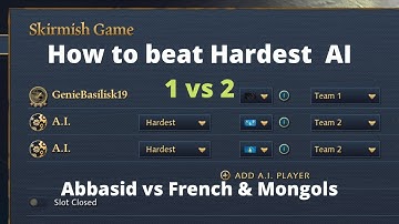 AoE 4 Hardest AI is too easy, so let