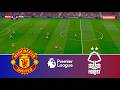 Manchester United vs Nottingham Forest - Premier League 2026 | Epl Full Match | Pes 21 Gameplay