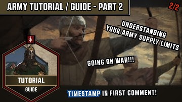 Crusader Kings 3 - Army Tutorial / Guide - Part 2/2