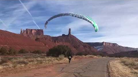 Castleton Tower Moab UTAH Paramotor Flight for the 50x Challenge (Short)