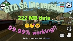 Download GTA SA lite version 222 MB 100 % working