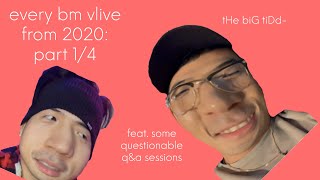 i edited every bm vlive from 2020 (part 1)