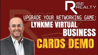 Upgrade Your Networking Game: LynkMe Virtual Business Cards Demo │Rise Realty #virtualbusinesscard screenshot 3