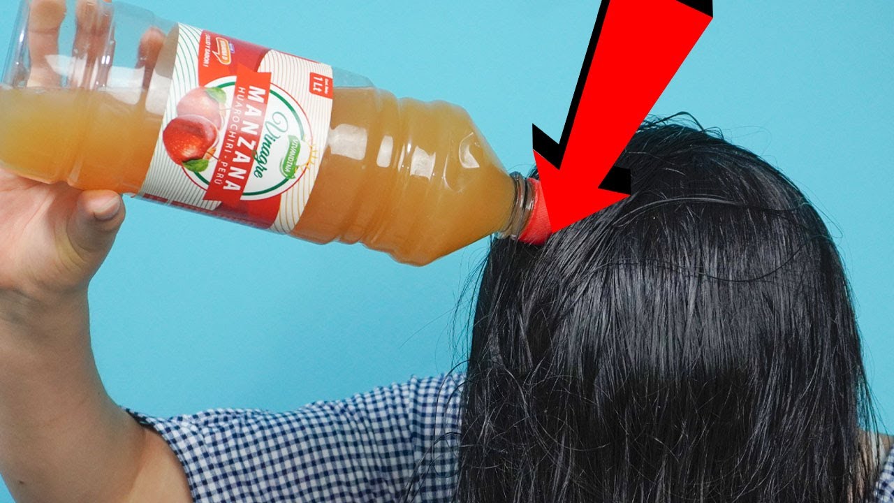 Vinagre de manzana para el pelo