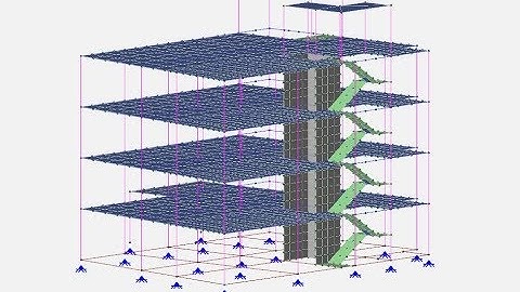 SPACE GASS Tutorial: Modelling of a commercial building
