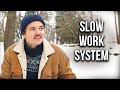 How i live a slow  simple life while working