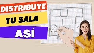 🛋Como DISTRUBUIR la SALA #comodistribuirlosmueblesenlasala