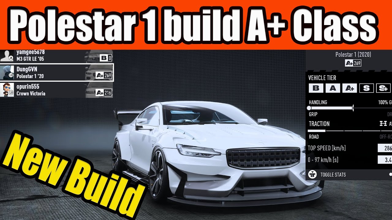 Polestar 1 build A+ Class in NFS Unbound - New Build