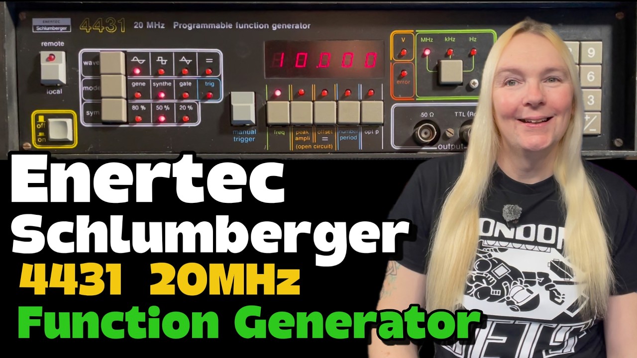 Enertec Schlumberger 4431 Function Signal Generator Maintenance,  Check Over, Replace Fan & Test
