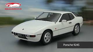 ck-modelcars-video: Porsche 924 S Baujahr 1986 weiß 1:18 KK-Scale