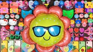 Mixing Random Things into GLOSSY Slime ! SlimeSmoothie Satisfying Slime Videos Series Slime #528